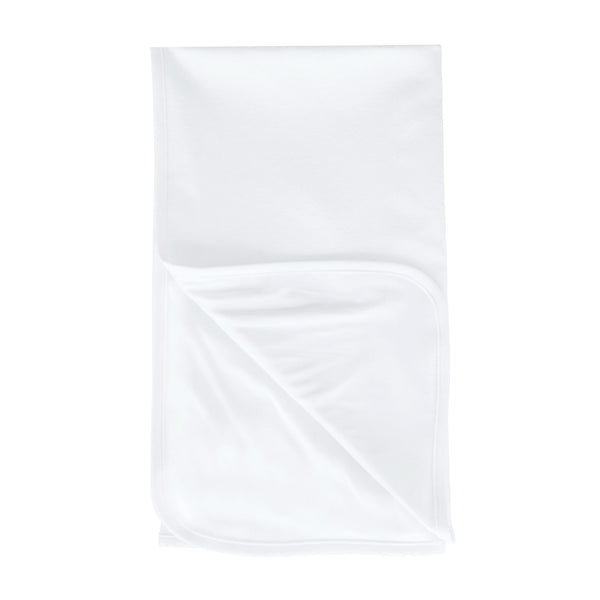 Plain white baby blanket deals
